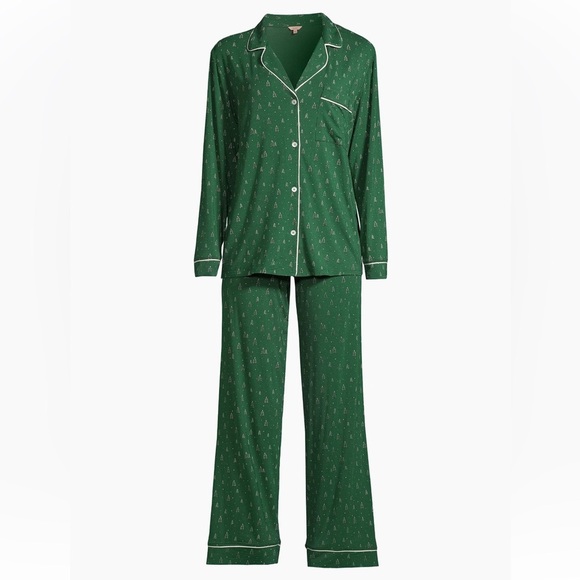 Eberjey Other - Eberjey Gisele TENCEL™ Modal Long PJ Set in Forest Green Christmas Pajama Set🎄